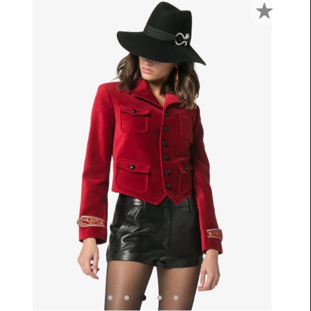 SAINT LAURENT Bolero Jacket Size 38/4 - Picture 3 of 9